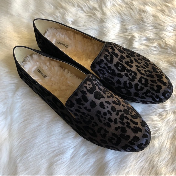 Birdies Shoes Birdies The Starling Black Leopard Loafers